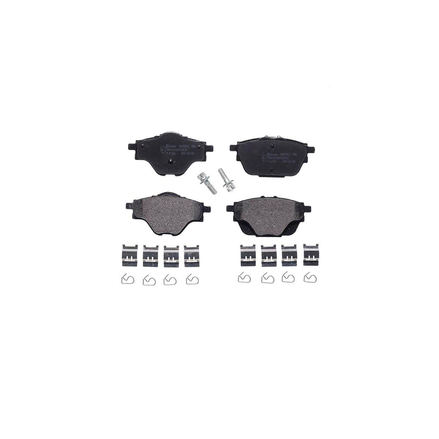 BRE-P61124 - BALATAS TRASERAS PARA PEUGEOT 3008 ALLURE 2018-2019