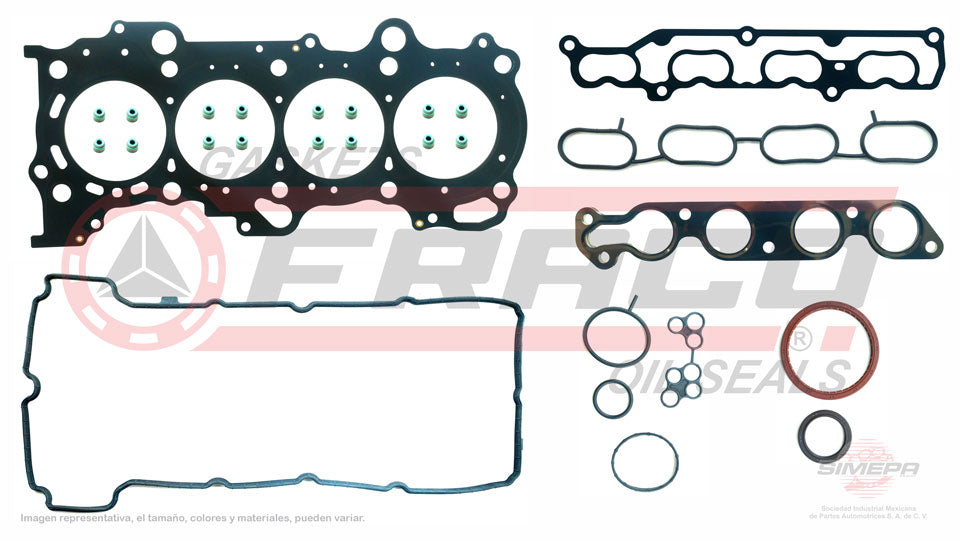 FSX-7640036 - JUEGO DE EMPAQUES PARA SUZUKI SWIFT L4 1.4 L 16 V. DOHC K14B 2011-2017