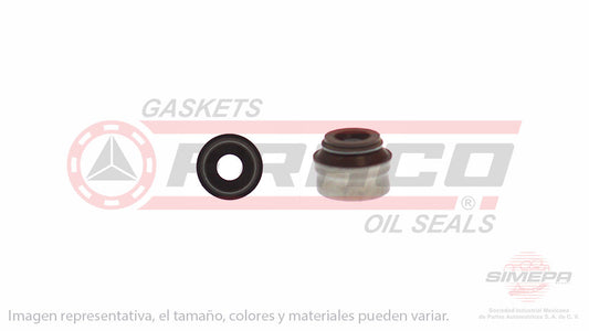 S-4706-V - (50 PIEZAS) SELLO DE VALVULA (RETEN) PARA FORD FOCUS L5 2.5 L TURBO 20 V. DOHC HYDA 2007-2011