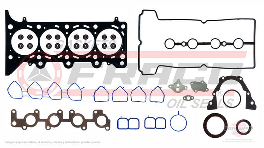 FSX-8940010 - JUEGO DE EMPAQUES PARA CHEVROLET SPARK L4 1.2 L 16 V. DOHC BD12D1 LMU 2010-2013