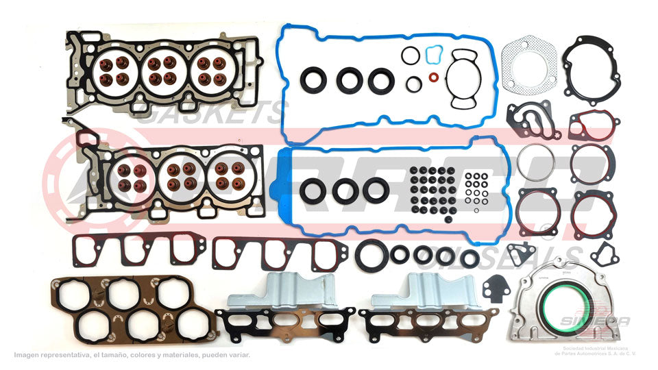 FSX-3062085 - JUEGO DE EMPAQUES PARA CHEVROLET EQUINOX V6 3.6 L 24 V DOHC LY7 2008-2009