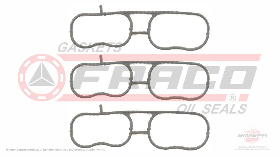 MIX-3060055 - EMPAQUE MULTIPLE DE ADMISION PARA BUICK RAINER L6 4.2 L 24 V DOHC 2004-2005