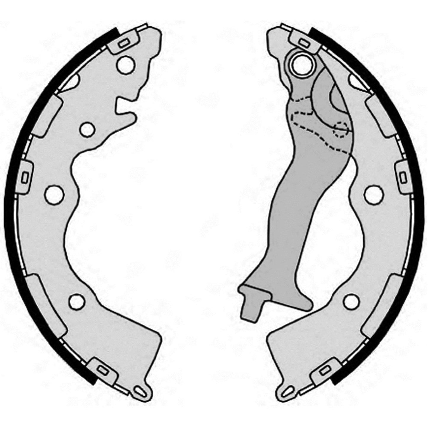 BRE-S30524 - ZAPATAS TRASERAS PARA DODGE ATTITUDE GL 2006-2010