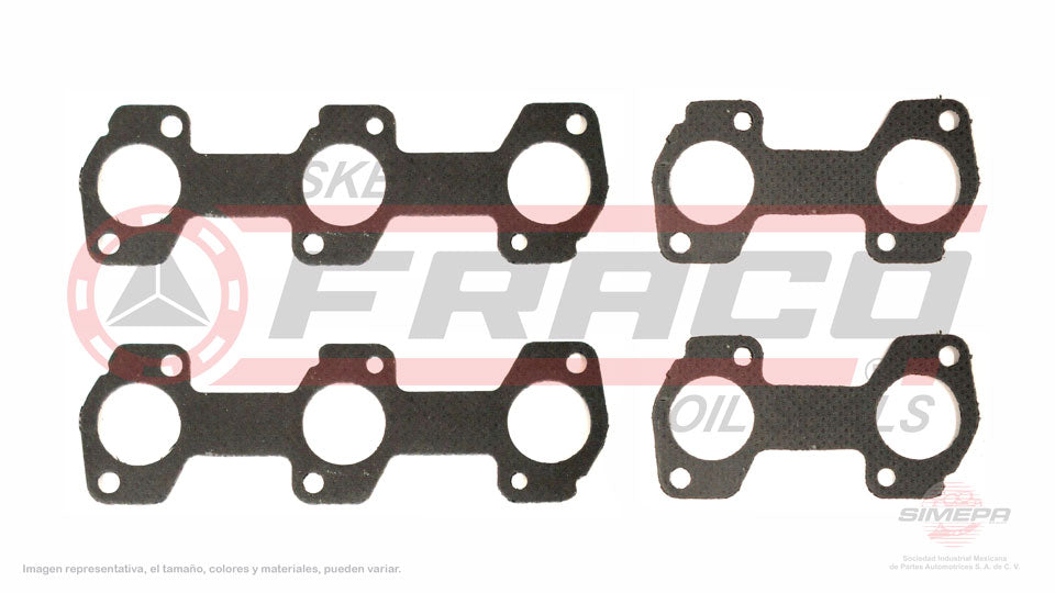 MEX-2612001 - EMPAQUE MULTIPLE DE ESCAPE PARA FORD E-350 V10 6.8 L 20V 20 V SOHC VIN S 1997-2003