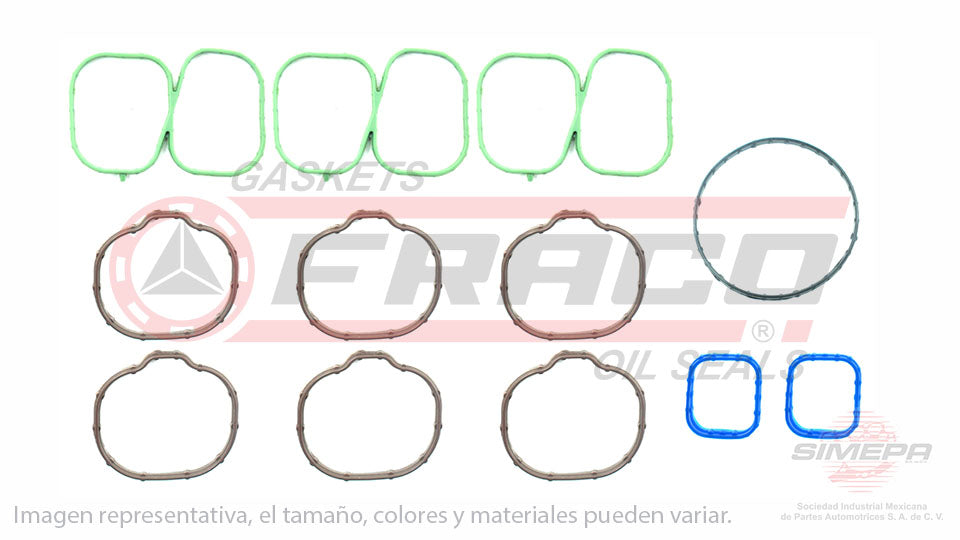 MIX-2662066 - EMPAQUE MULTIPLE DE ADMISION PARA FORD EDGE V6 3.5 L DOHC 24 V. DOHC 2007-2010