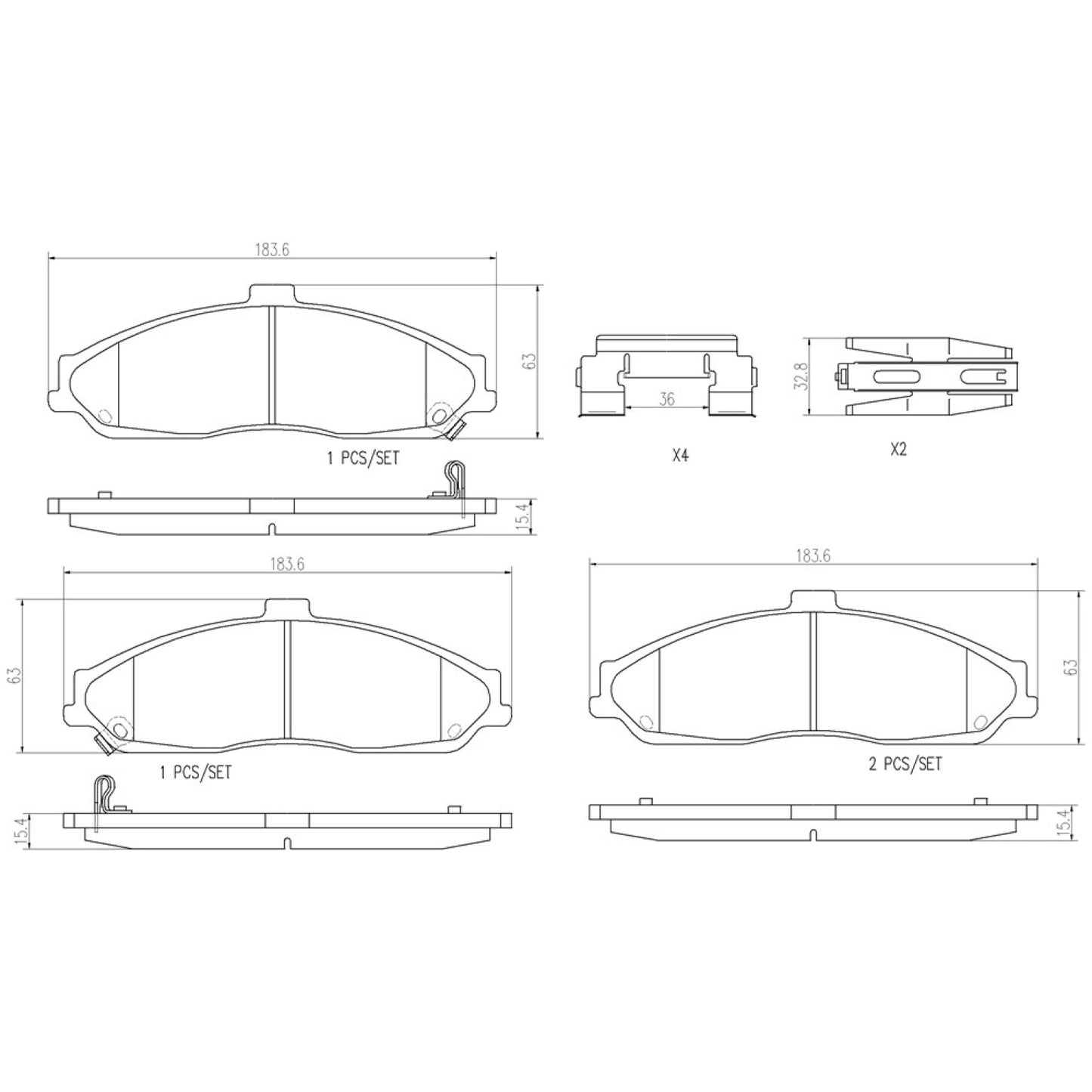 BRE-P10046N - BALATAS DELANTERAS PARA CHEVROLET CORVETTE BASE 2012-2012