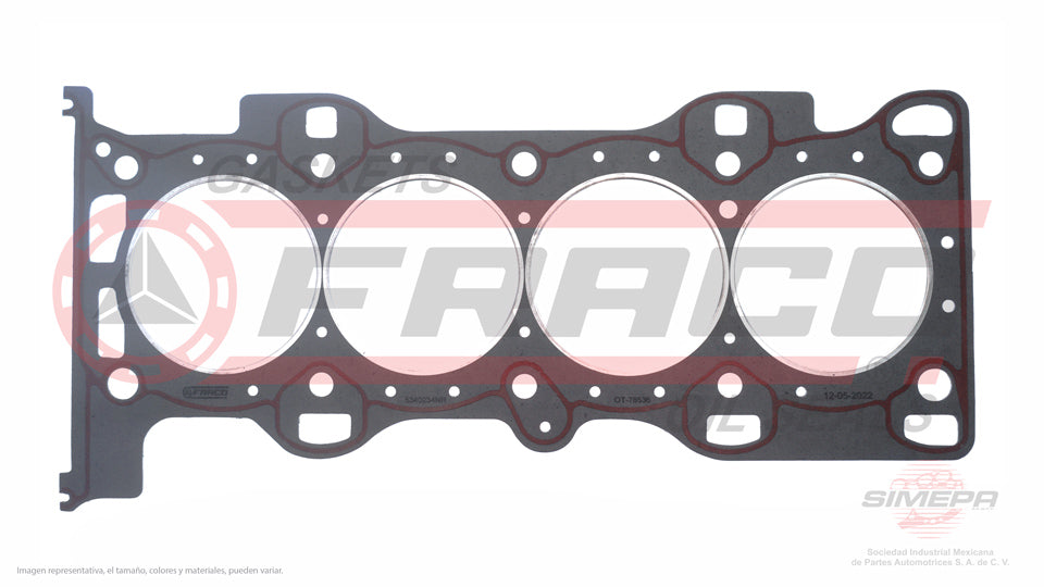 HGX-5340234-NR - EMPAQUE DE CABEZA PARA MAZDA 3 L4 2.3 L MZR 16 V. DOHC 2007-2013