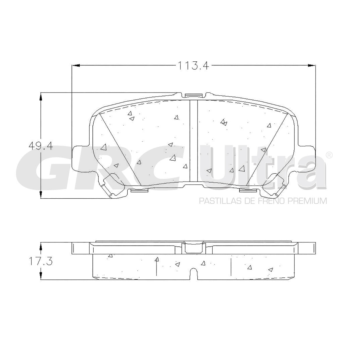 GCD2269 - BALATAS CERAMICAS TRASERAS PARA TOYOTA HIACE 2020-2020