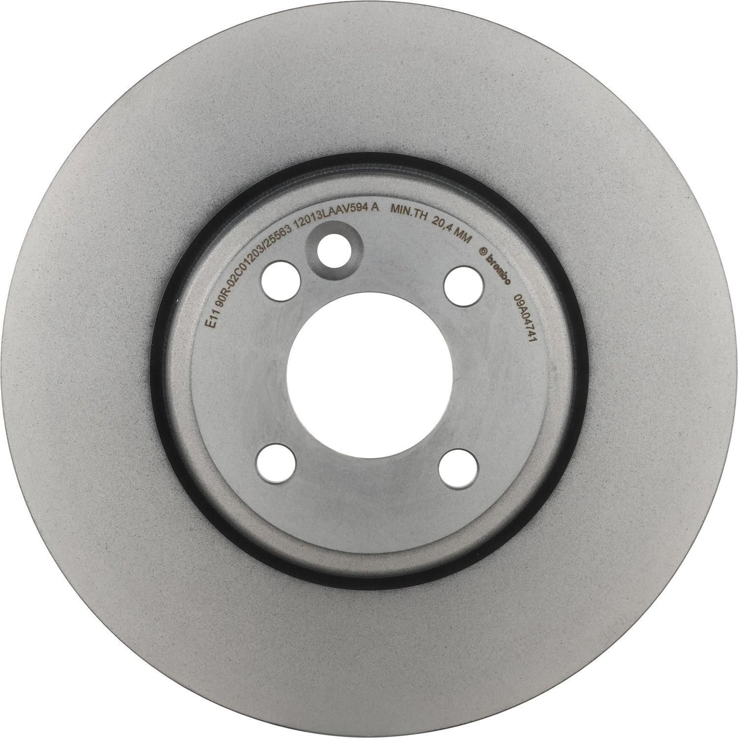 BRE-09.A047.41 - PAR DE DISCOS DE FRENO DELANTEROS PARA MINI COOPER BASE 2002-2005