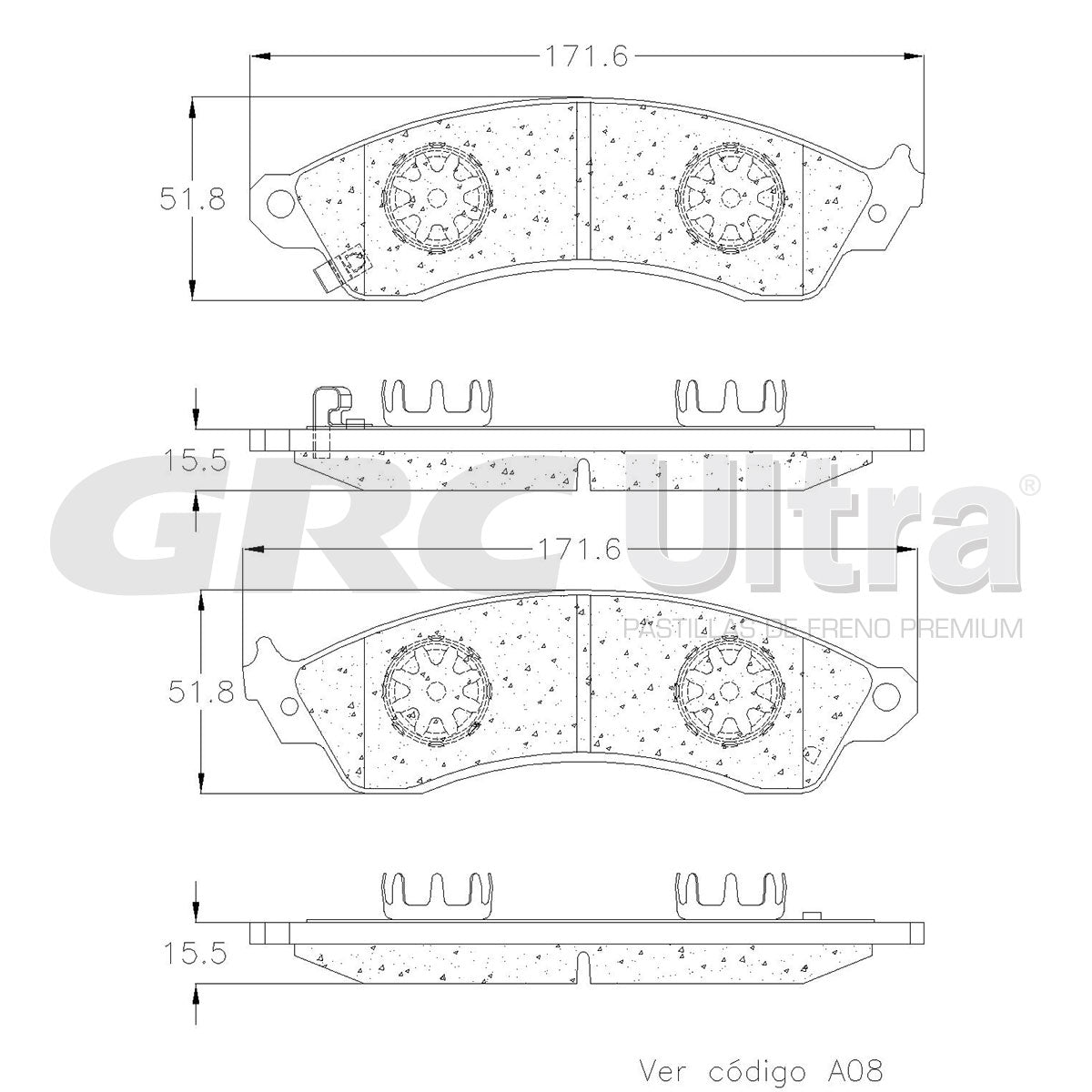 GMD412 - BALATAS SEMIMETALICAS DELANTERAS PARA ASTON MARTIN DB7 1997-1997