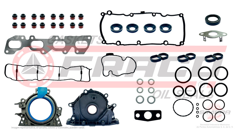 FSX-8640157WHG - JUEGO DE EMPAQUES PARA VOLKSWAGEN TRANSPORTER 2.0 L DIESEL L4 16 V TURBO DAUA CX… 2015-2022