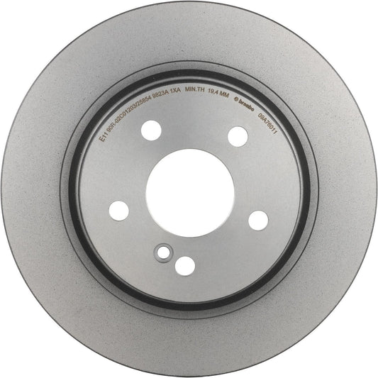 BRE-09.A760.11 - PAR DE DISCOS DE FRENO TRASEROS PARA MERCEDES-BENZ C250 BASE 2014-2014