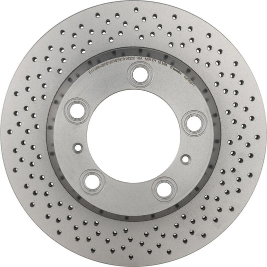 BRE-09.8998.11 - PAR DE DISCOS DE FRENO TRASEROS PARA PORSCHE 718 BOXSTER BASE 2017-2018