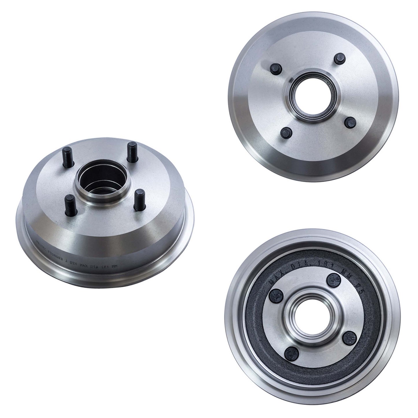 FT-08003 PAR TAMBORES DE FRENO TRASEROS FORD FIESTA IKON AMBIENTE 4 CIL 1.6L 2012-2013