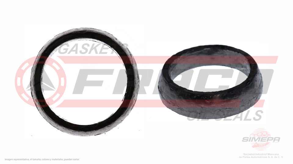 LA-5873120 - ARO TUBO DE ESCAPE PARA ACURA TLX V6 3.5 L 24 V. SOHC J35Y6 2015-2016