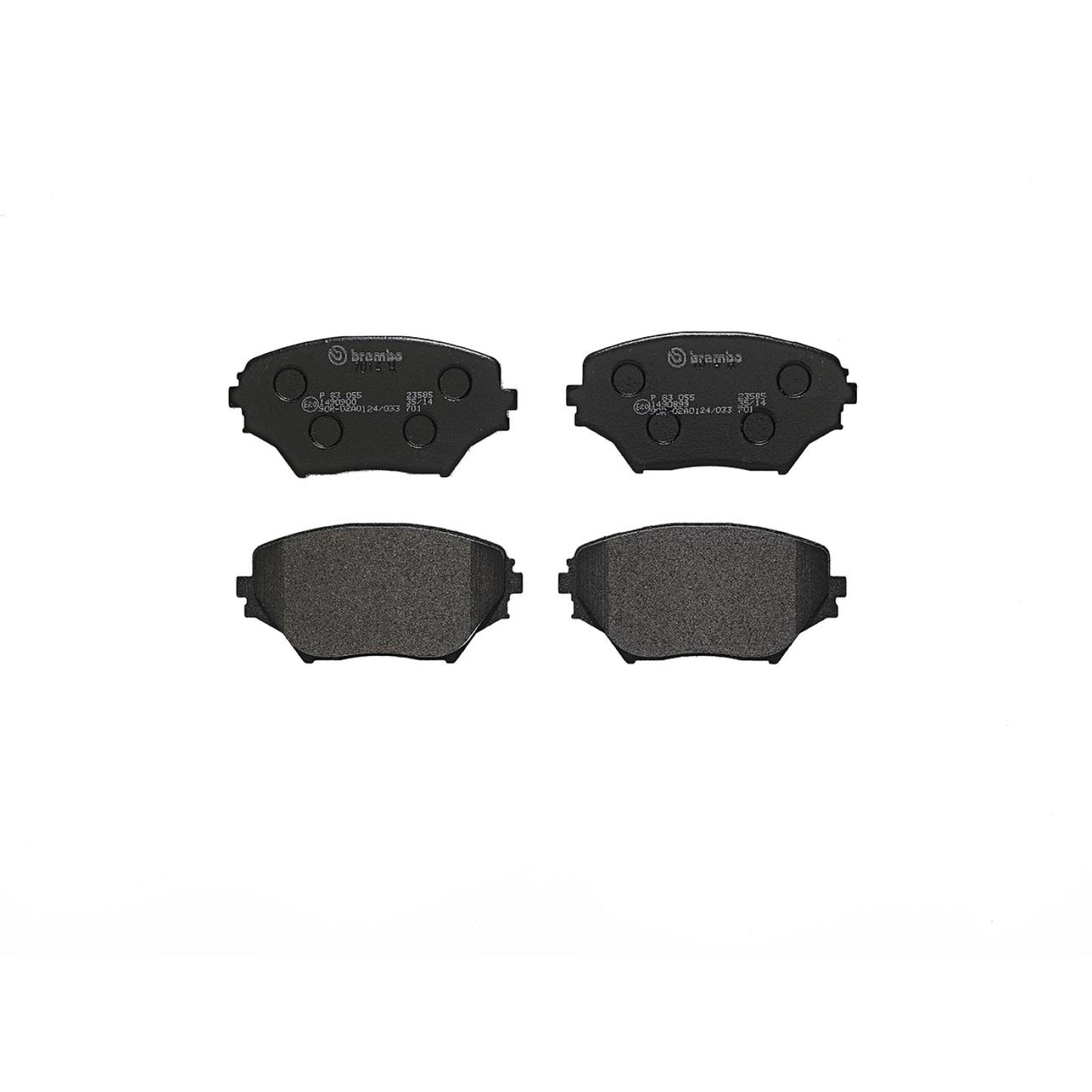 BRE-P83055 - BALATAS DELANTERAS PARA TOYOTA RAV4 BASE 2001-2005