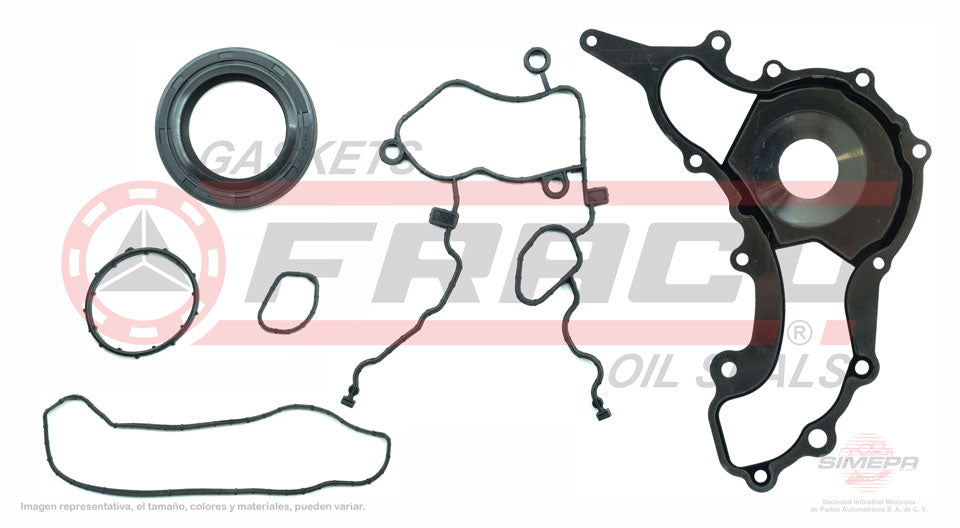 TCX-1162037 - EMPAQUE DE TAPA DE DISTRIBUCION PARA CHRYSLER 200 V6 3.6 L. PENTASTAR 24 V. DOHC ERB 2011-2016