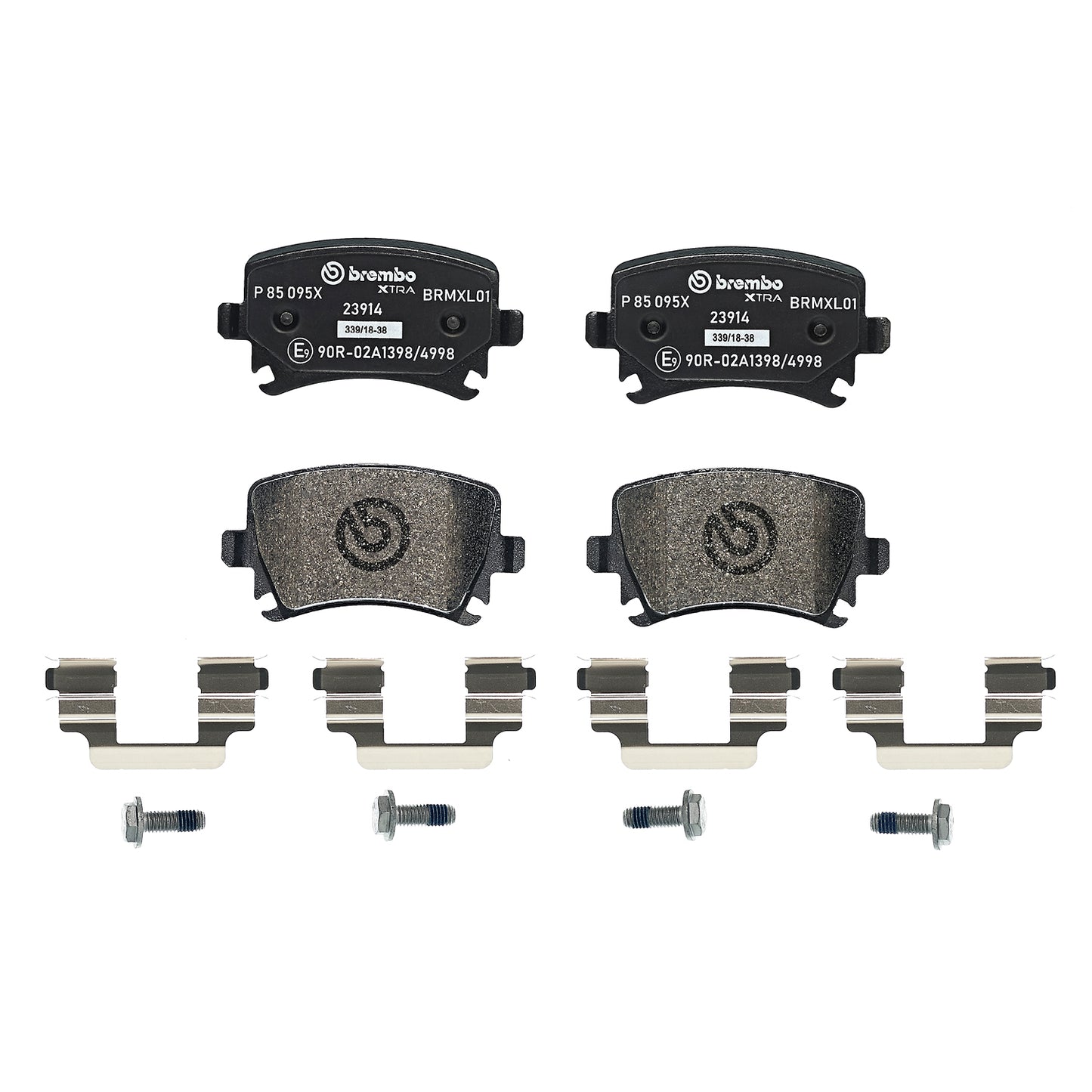 BRE-P85095X - BALATAS TRASERAS PARA AUDI A4 BASE 2006-2008