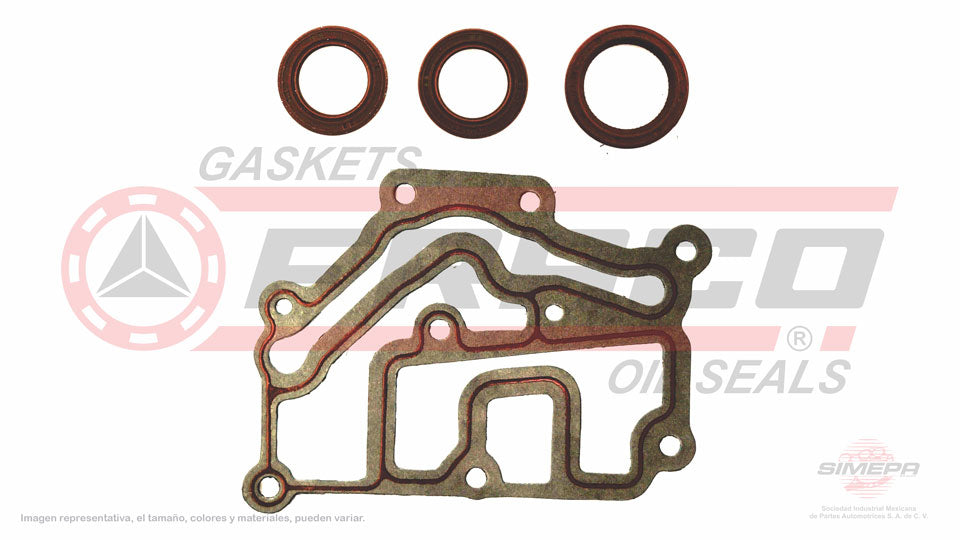 TCX-6540109 - EMPAQUE DE TAPA DE DISTRIBUCION PARA RENAULT CLIO L4 1.6 L 16 V. DOHC K4M 2002-2010