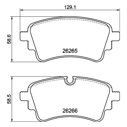 BRE-P85186 - BALATAS TRASERAS PARA AUDI Q5 DYNAMIC 2021-2022