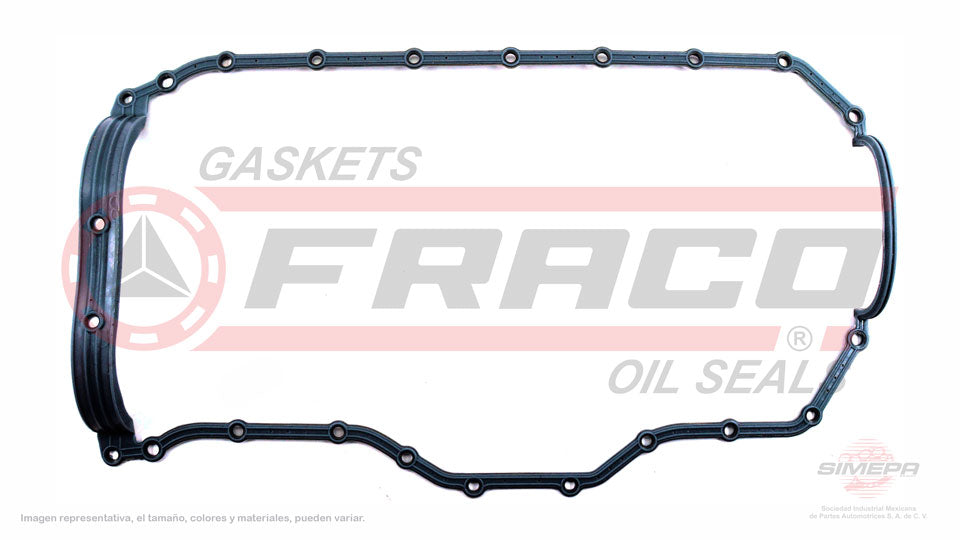 OSX-0240070 - EMPAQUE DE CARTER PARA DODGE DAKOTA L4 2.5 L 8 V. 150 CID 1996-2002