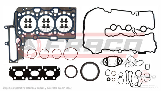 FSX-0830006 - JUEGO DE EMPAQUES PARA BMW 118I 1.5 L TURBO L3 12 V DOHC B38A15A 2018-2019