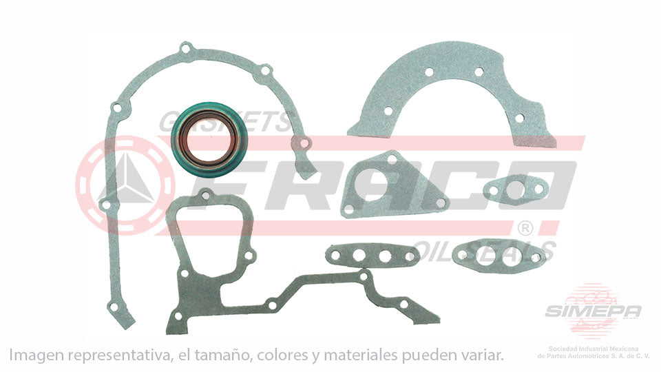 TCX-2640075 - EMPAQUE DE TAPA DE DISTRIBUCION PARA FORD TAURUS L4 2.5 L OHV 8 V. OHV 1986-1991