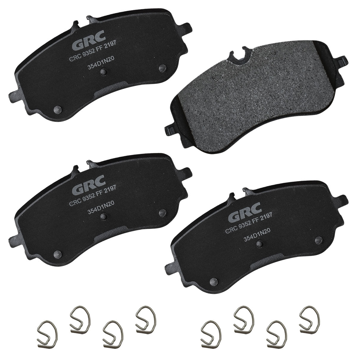 GMD2197 - BALATAS SEMIMETALICAS TRASERAS PARA VOLKSWAGEN AMAROK 2018-2020