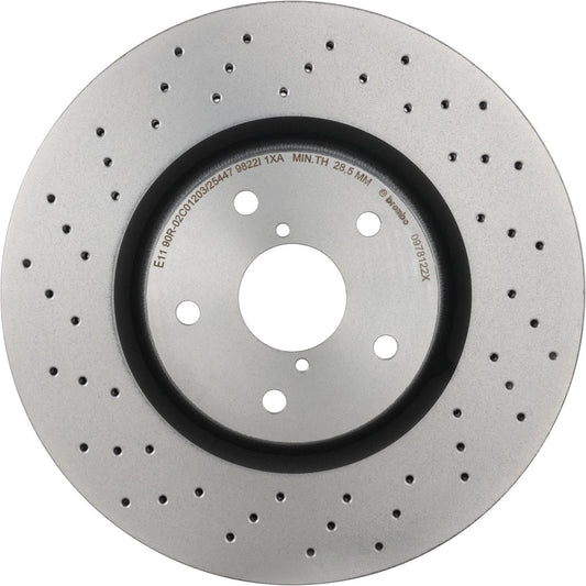 BRE-09.7812.2X - PAR DE DISCOS DE FRENO DELANTEROS PARA SUBARU IMPREZA WRX STI 2007-2012