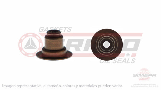 S-2414-V - (50 PIEZAS) SELLO DE VALVULA (RETEN) PARA FORD FIESTA L4 1.6 L SOHC 8 V. SOHC ZETEC-ROCAM 2001-2010
