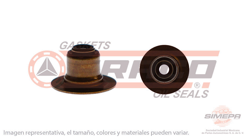 S-2420-V - (50 PIEZAS) SELLO DE VALVULA (RETEN) PARA DODGE DAKOTA V6 3.7 L 12 V EKG SOHC 2004-2011