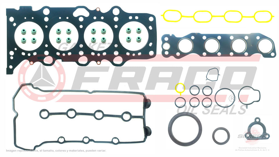 FSX-7640035 - JUEGO DE EMPAQUES PARA SUZUKI SWIFT L4 1.3 L 16 V. DOHC M13A 2005-2013