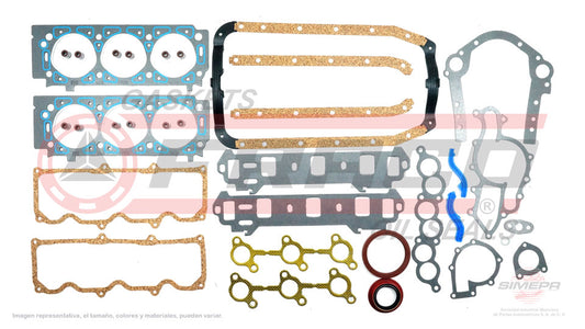 FSX-2662054-1 - JUEGO DE EMPAQUES PARA FORD PROBE V6 3.0 L VULCAN 12 V. OHV 1990