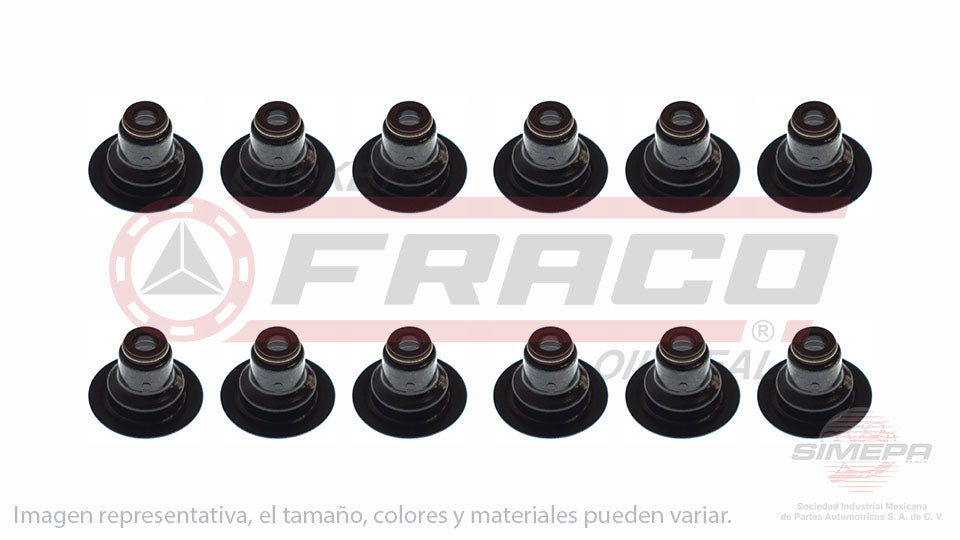 SS-2412-V-12 - SELLOS DE VALVULA POR JUEGOS PARA BUICK CENTURY V6 3.1 L. 12 V OHV VIN J 2000-2005