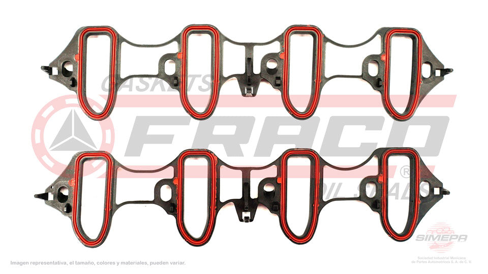 MIX-3082065 - EMPAQUE MULTIPLE DE ADMISION PARA BUICK RAINER V8 5.3 L 16 V. OHV 2004-2007