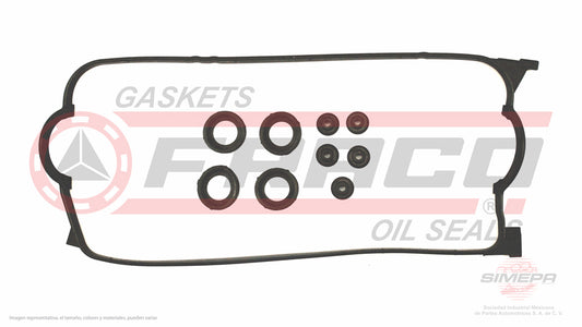VSX-3540085 - EMPAQUE DE TAPA PUNTERIAS PARA HONDA CIVIC L4 1.6 L SOHC 16 V. SOHC D16/Y5Y7Y8 1996-2000