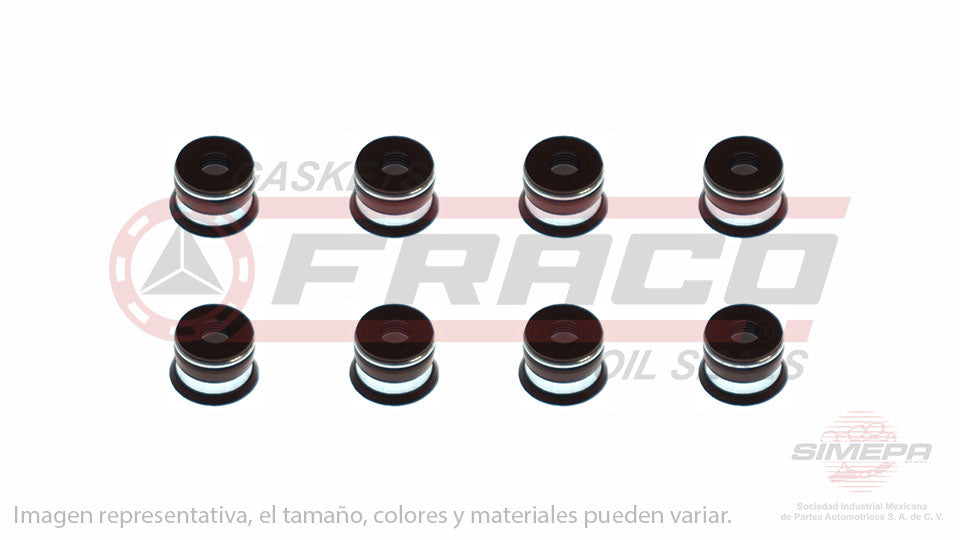 SS-9517-V-08 - SELLOS DE VALVULA POR JUEGOS PARA BUICK CENTURY L4 2.2 L 8 V. OHV 1993-1996