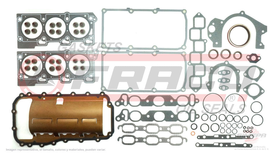 FSX-1162032 - JUEGO DE EMPAQUES PARA CHRYSLER CONCORDE V6 3.5 L 24 V. SOHC 1993-1997