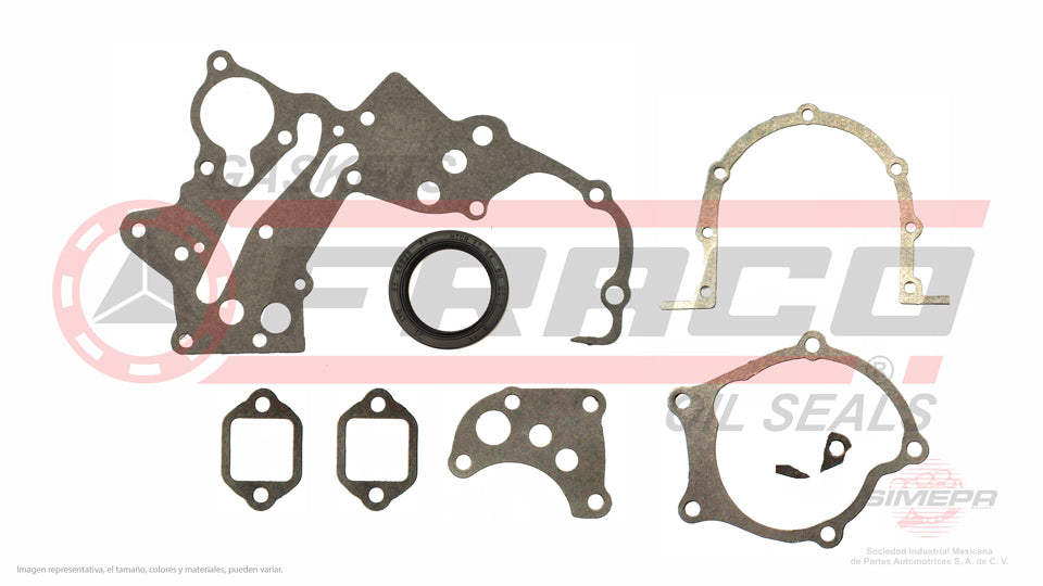 TCX-5540310 - EMPAQUE DE TAPA DE DISTRIBUCION PARA DODGE 2000 GTX L4 2.0 L SOHC 8 V. SOHC G63B 1989-1990