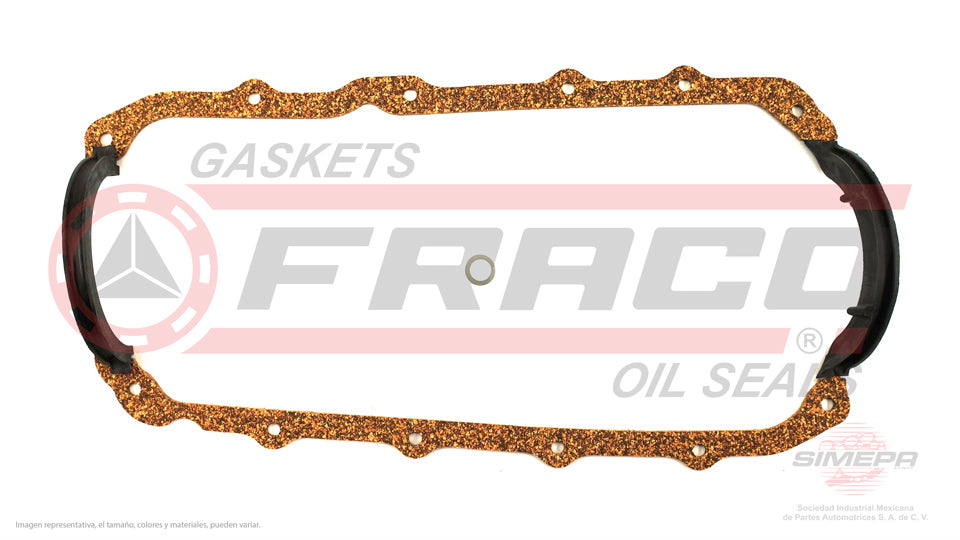 OSX-3062002 - EMPAQUE DE CARTER PARA BUICK CENTURY V6 2.8 L 12 V. OHV 1985-1989