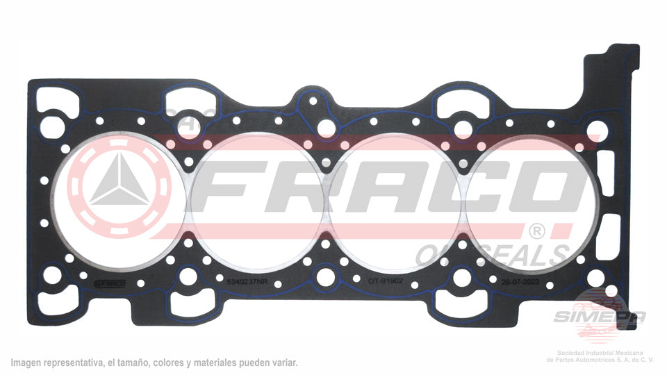 HGX-5340237-NR - EMPAQUE DE CABEZA PARA FORD ESCAPE L4 2.5 L 16 V. DOHC 2013-2017