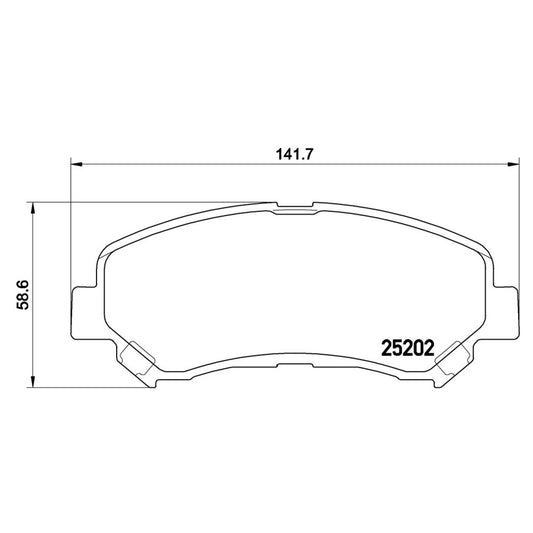 BRE-P79028 - BALATAS DELANTERAS PARA NISSAN JUKE NISMO RS 2014-2017