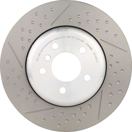 BRE-09.C395.13 - PAR DE DISCOS DE FRENO TRASEROS PARA BMW 328I BASE 2012-2013