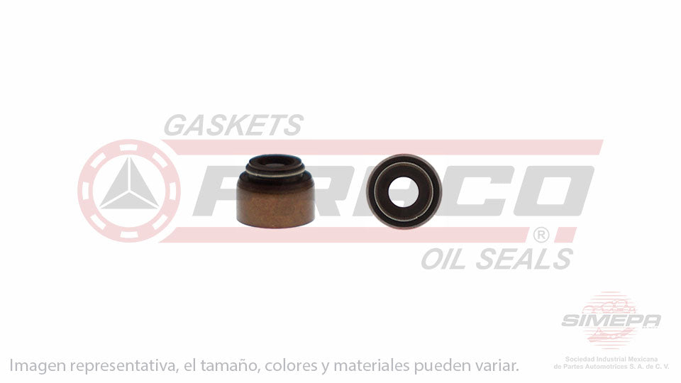 S-5244-V - (50 PIEZAS) SELLO DE VALVULA (RETEN) PARA CHRYSLER CIRRUS V6 2.5 L 24 V. SOHC EEB 1995-2000