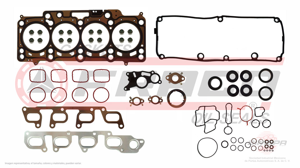 FSX-8640095 - JUEGO DE EMPAQUES PARA VOLKSWAGEN VENTO L4 1.6 L DIESEL 16 V. DOHC DIESEL 2013-2017