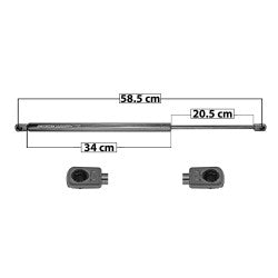 MANJ-8872 - AMORTIGUADOR 5TA PUERTA PARA CHEVROLET BLAZER (S10) 1995-2004