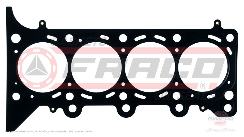 HGX-8940010-MLO - EMPAQUE DE CABEZA PARA CHEVROLET SPARK L4 1.2 L 16 V. DOHC BD12D1 LMU 2010-2013