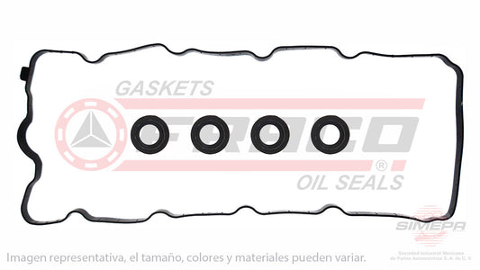 VSX-0840022 - EMPAQUE DE TAPA PUNTERIAS PARA DODGE NEON L4 1.6 L SOHC 16 V. SOHC 2017-2018