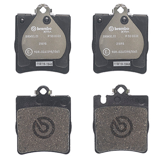 BRE-P50033X - BALATAS TRASERAS PARA MERCEDES-BENZ C230 KOMPRESSOR 2003-2005