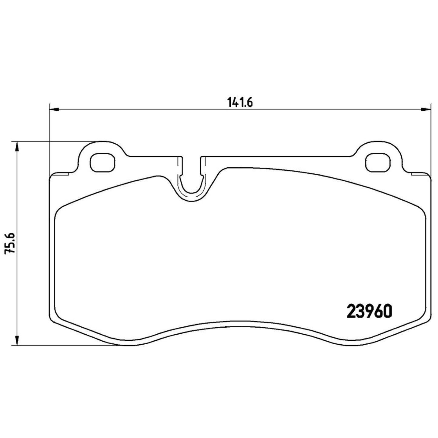 BRE-P50074X - BALATAS DELANTERAS PARA MERCEDES-BENZ CL600 BASE 2007-2013